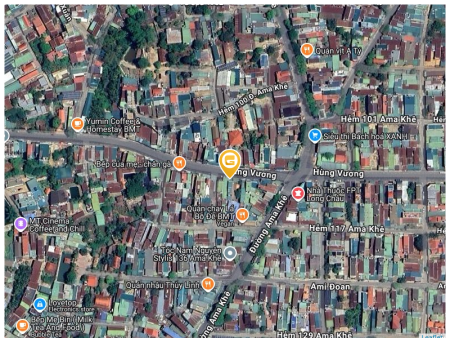 Cho thuê nhà mặt tiền Hùng Vương, trung tâm Ngã Sáu, Buôn Ma Thuột