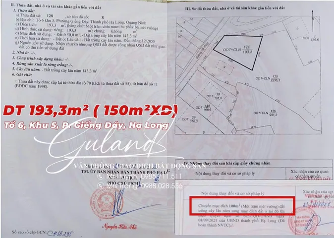 ĐẤT THỔ CƯ GIẾNG ĐÁY