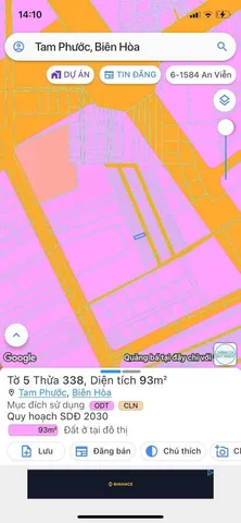 Bán nhanh lô đất 93m2 có 55m2 thổ cư, ngay vòng xoay, cạnh KCN Giang Điền.