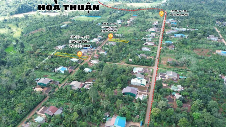 Bán đất 325.5m² ngang 6m giá 599 triệu tại Xã Ea D'Rơng Huyện Cư M'gar