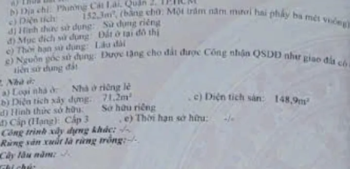 BÁN NHÀ 1 TRỆT 1 LẦU LÊ VĂN THỊNH GẦN CHỢ CÂY XOAÌ 153 M2 CHỈ 9,5 TỶ