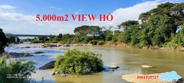 Đất 5.000m2. View hồ, Cách cao tốc Phan Thiết - Vĩnh Hảo 7km, giá chỉ 750 triệu trọn sổ