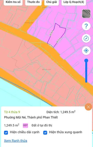 Bán 1250m² view biển Mũi Né. LH 0982482666