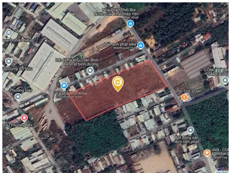Bán đất 11099m² 71.5 tỷ tại Phường Tân Định Thị xã Bến Cát
