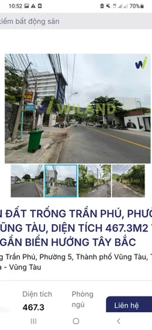 Bán đất thổ cư thương mại Dịch vụ. Sát đường Trần Phú. Gần biển