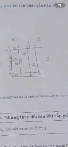 Bán đất 160m² 22.8 tỷ tại Phường Thụy Phương Quận Bắc Từ Liêm