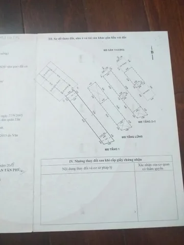 Mặt Tiền Đường Tây Thạnh, 4 Tầng, DT: 104m² có sẵn 99m² thổ cư ngang 4m giá 20 tỷ tại Phường Tây Thạnh Quận Tân Phú