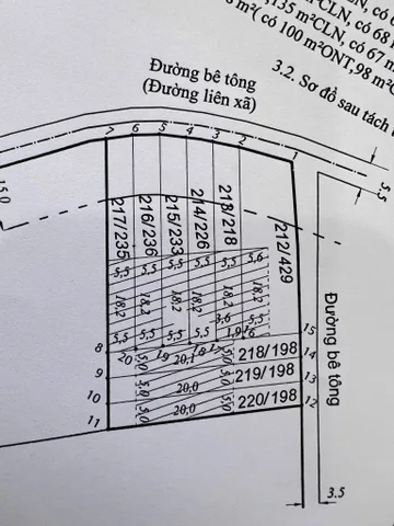 Đất thổ cư 750TR/218m2(100m2 thổ cư) cách Đà Lạt 6km