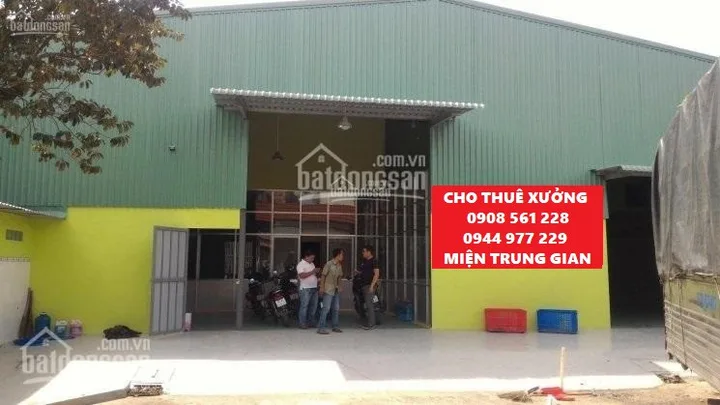 Nhà xưởng cho thuê đường quốc lộ 1a, quận 12 dt: 1020m giá 65 triêu/tháng lh: 0908561228