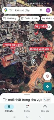 Bán Đất 222m2 giá 3.5tỷ tại Đường Nguyễn Thái Bình Phường Phú Hòa Thành phố Thủ Dầu Một Bình Dương