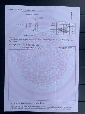 Bán đất 60.5m² ngang 6,28m giá 1.75 tỷ tại Xã Hoàng Động Huyện Thuỷ Nguyên
