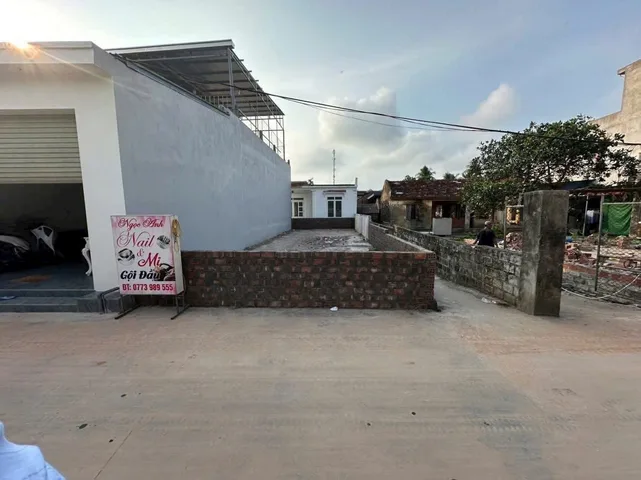 Lô góc siêu phẩm tại thủy đường Thủy Nguyên dt 75,5m ngang 5 giá :2.9xx. L/h:076.231.9990 e Thúy