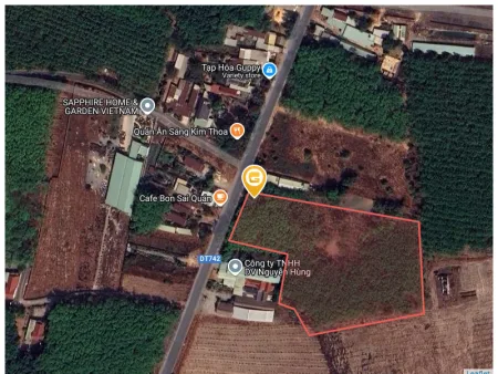 Bán đất 15947.3m² ngang 50m giá 65 tỷ tại Xã Bình Mỹ Huyện Bắc Tân Uyên