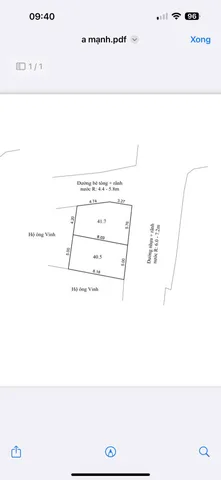 Bán đất 40m² . đường nhựa 7m. ngang 5m giá 1.68 tỷ tại Lâm Động Thuỷ Nguyên. liên hệ 0362558882