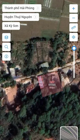 04/2026.Bán đất 74,8m² ngang 5m đường 5m. giá 590 triệu tại Kỳ Sơn  Thuỷ Nguyên. liên hệ 0362558882