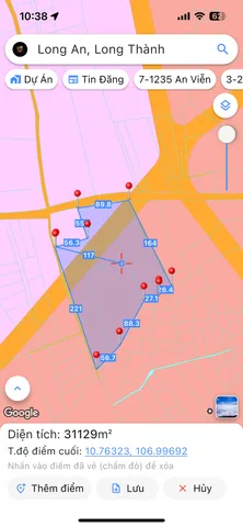 Bán đất DTM 31000m² ngang 200m giá 83.7 tỷ tại Xã Long An Huyện Long Thành
