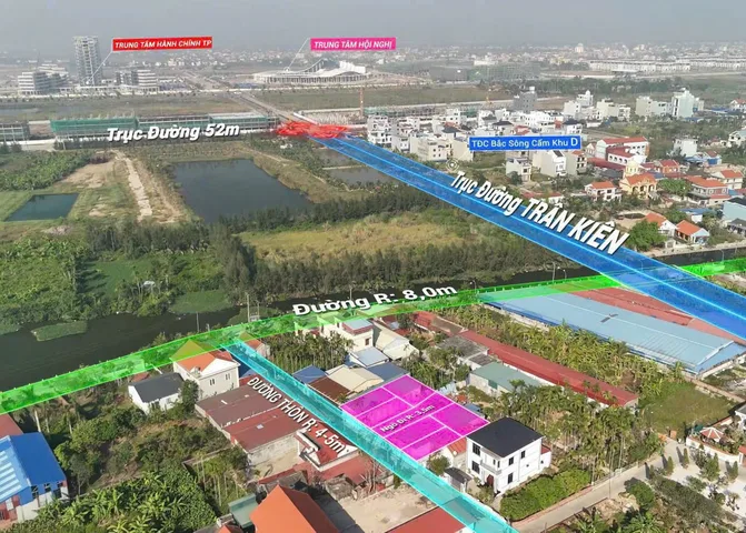 Bán đất 60.6m² ngang 4,55m giá 3 tỷ tại  Dương Quan Thuỷ Nguyên. liên hệ 0362558882
