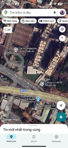 Mt Kinh Doanh Nguyễn Thị Minh Khai-Thuận Giao đối diện chung cư LaViTa Thuận An vị trí đẹp ngang 8,2m làm gì cũng đẹp