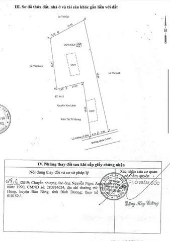 Bán đất 909.6m² ngang 10m giá 12 tỷ tại Phường Phú Lợi Thành phố Thủ Dầu Một