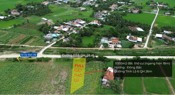 0938113403 Bán đất 1000m² ngang 18m giá 2.6 tỷ tại Xã Hòa Trí Z391
