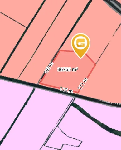 Bán đất 36764.7m² ngang 188m giá 102 tỷ Xã Xuân Thới Sơn