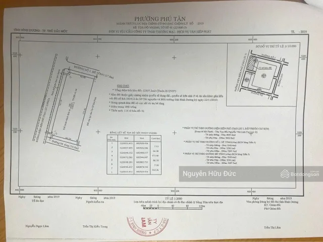 Bán đất 21075.9m² ngang 230m giá 200 tỷ Phường Bình Dương