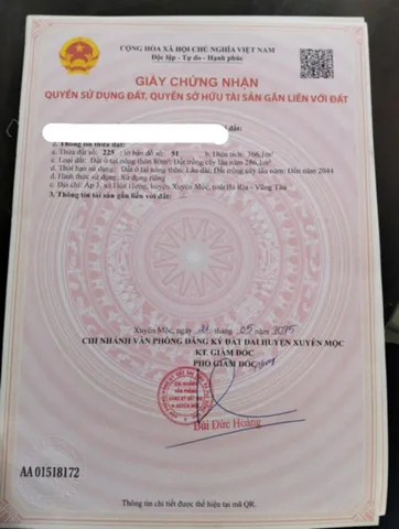 Bán đất 366,1m² ngang 11m giá 1.1 tỷ Xã Hòa Hội