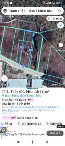 Bán đất 111m² giá 650 triệu Phường Bình Thuận