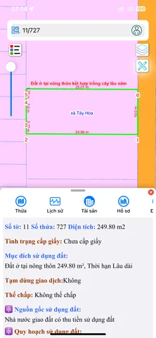 Mình chủ cần bán đất 10x25 thổ cư toàn bộ