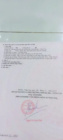 Bán đất 119m² ngang 5m giá 2.4 tỷ Phường Phú Mỹ