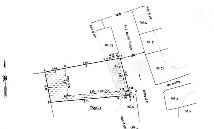 Bán đất 89.6m² ngang 5,8m giá 5.8 tỷ Phường Cát Lái