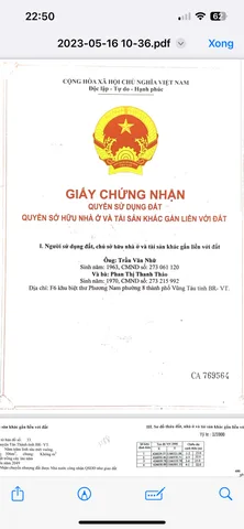 Bán đất 506m² ngang 22m giá 14 tỷ Phường Tân Phước Phú Mỹ