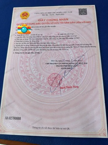 Bán đất 605.2m² ngang 15m giá 4.7 tỷ Phường Phú An giá còn thương lượng