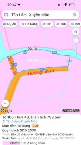 Đất xuyên mộc tỉnh br-vt cũ