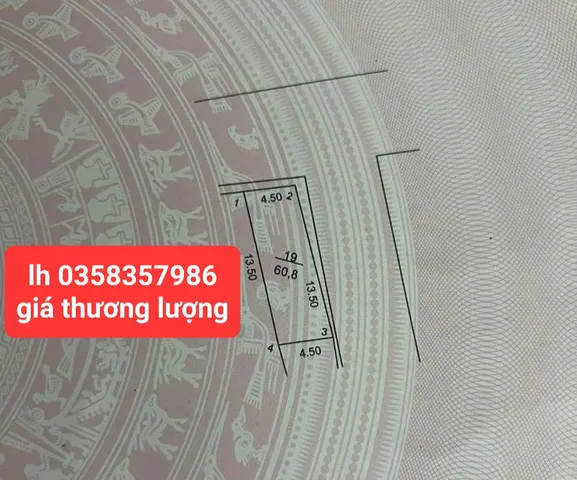 Bán đất 60m² ngang 4.5m giá 4050 tỷ Xã Sóc Sơn