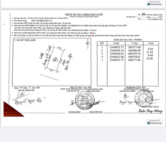 Bán nhà 206m² ngang 9,44m giá 10.2 tỷ Xã Tiến Thắng