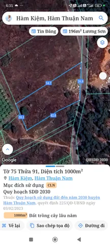 Bán đất 1000m² ngang 26m giá 470.. triệu Xã Hàm Kiệm
