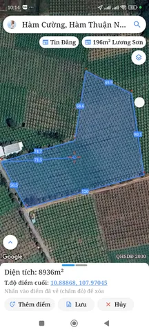 Bán đất 8200m² giá 4 tỷ Xã Hàm Kiệm