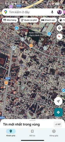 Mt kinh doanh Nguyễn Thị Minh Khai-Phú Hoà (phường Phú Lợi-TP.HCM) ngang 9m đang kinh doanh quán cafe