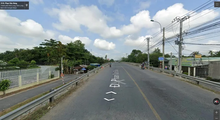 Bán đất 529.7m² ngang 13m giá 2 tỷ tại mặt tiền đường bê tông gần Cầu Vàm phường 8 nay là phường Tân Hạnh, tỉnh Vĩnh Long