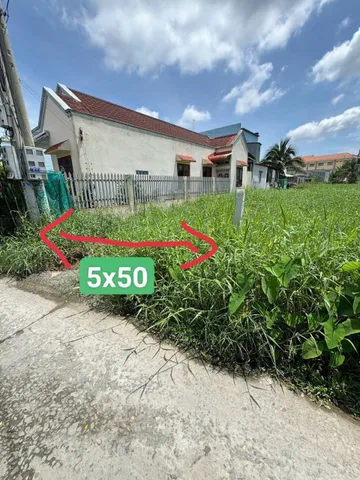 Bán đất 250m² ngang 5m giá 1.35 tỷ Xã Đức Hòa