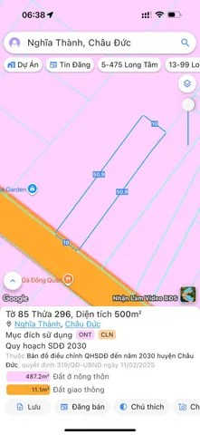 Bán lô đất Nghĩa Thành, Châu Đức