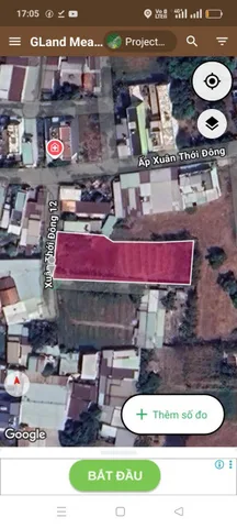 Bán đất 1373m² ngang 23m giá 23 tỷ Xã Xuân Thới Sơn