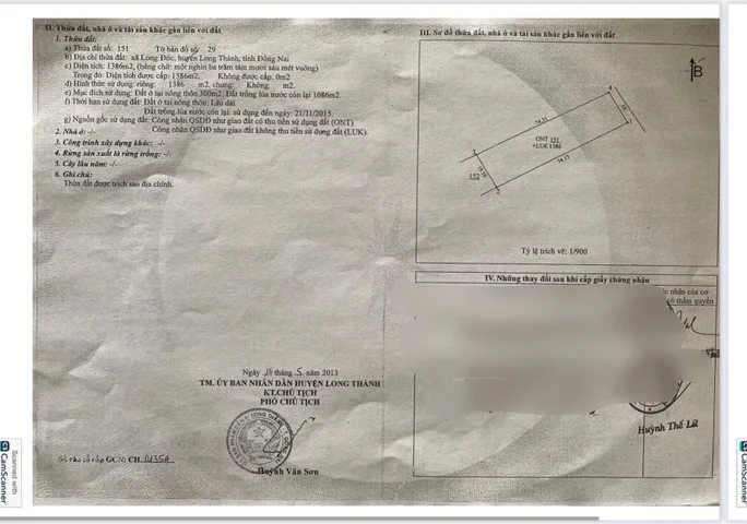 Bán đất 1386m² ngang 74m giá 20 tỷ Xã Bình An