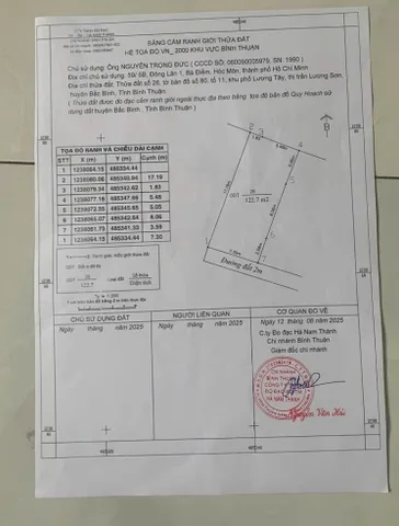 Bán đất 122m² ngang 7m giá 750 triệu Xã Lương Sơn