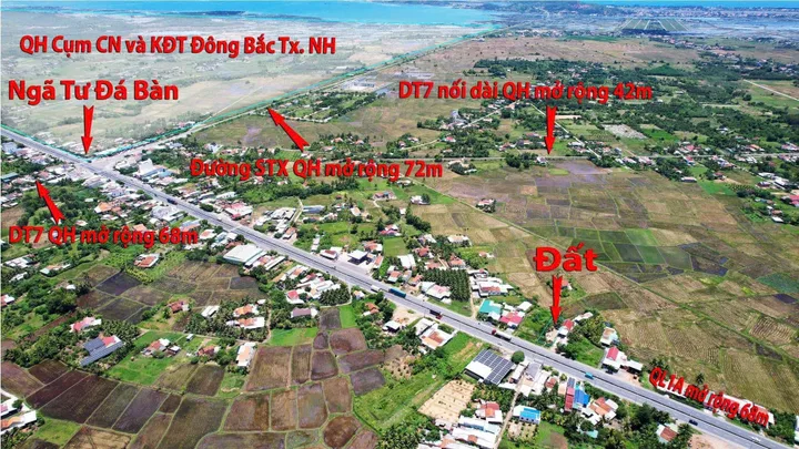 Bán đất 372.3m² có sẵn 201.5m² thổ cư ngang 10m giá 2.8 tỷ tại Xã Bắc Ninh Hòa