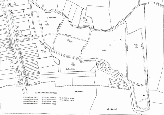 Bán đất 200000m² giá 65 tỷ Xã Tân Châu