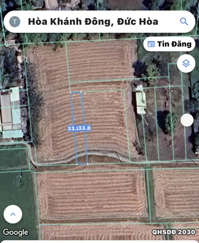 Bán đất 168.1m² ngang 5m giá 550 triệu Xã Hòa Khánh
