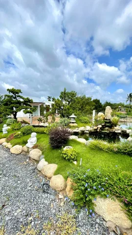 Bán nhà vườn mặt bằng kinh doanh VIP xã giáp Thị Trấn Củ Chi TPHCM, DT: 2000m2.