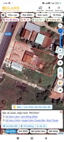 Bán đất 792m² giá 6 tỷ Xã Hàm Liêm